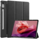 Lenovo Tab P12 Skal med Tri-fold Stativ - Svart