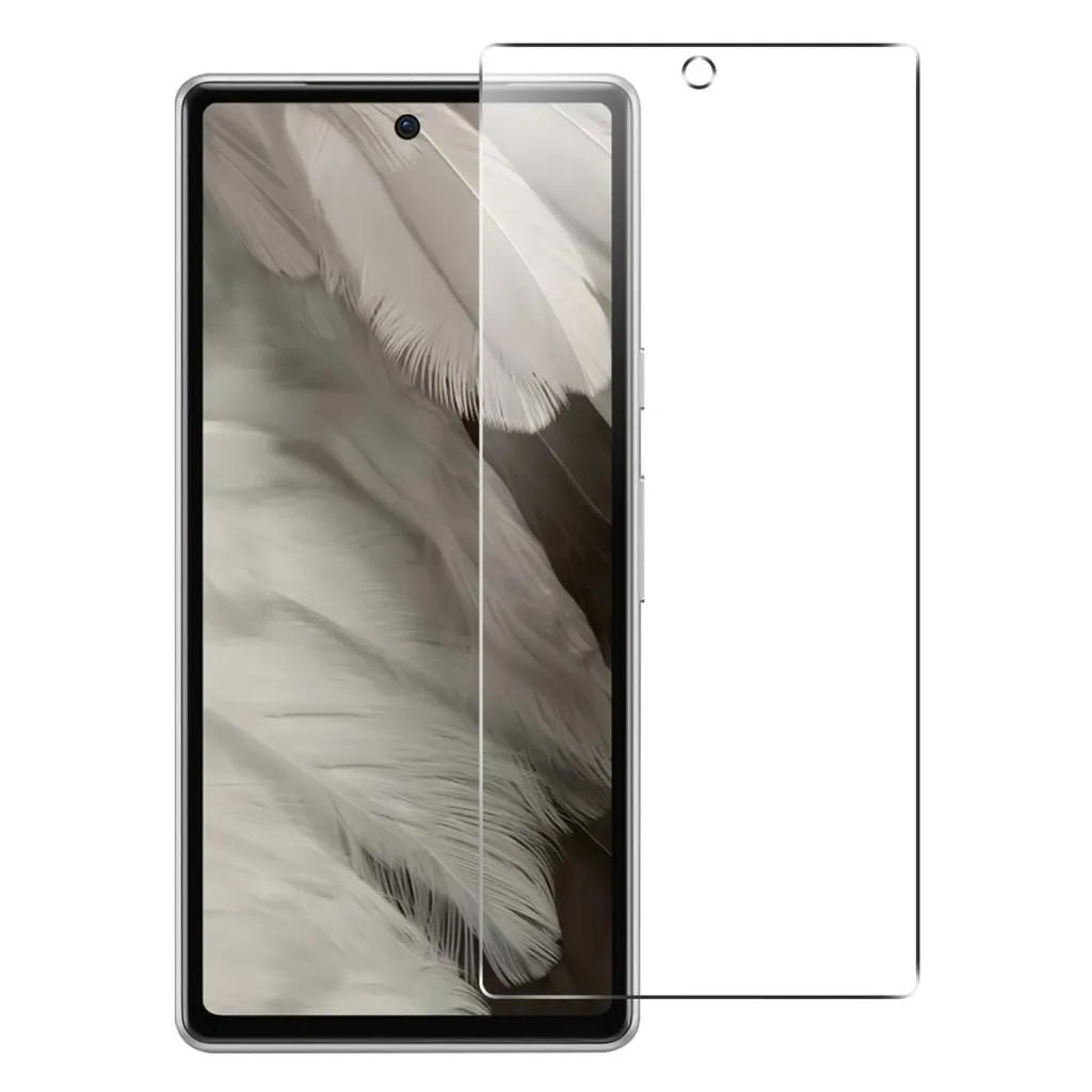 Google Pixel 7a skärmskydd i Härdat glas - Transparent