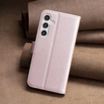 BINFEN COLOR BF17 Flipfodral till Galaxy A55 5G PU-läder – Rose Gold - Bild 10