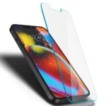 Spigen Glas.tR EZ Fit Skärmskydd 2-packtill iPhone 13/13 Pro/14/16e/17e - Bild 2