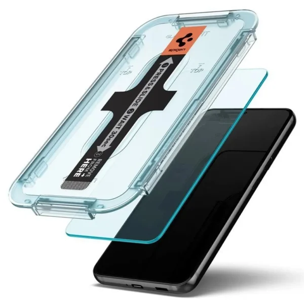 Spigen Samsung Galaxy S22 skärmskydd i härdat glas Glas.Tr "Ez Fit", 2-pack