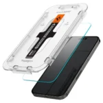 Spigen Skärmskydd iPhone 14 Pro – Glas.Tr Ez Fit + applikator – 2-pack - Bild 2