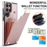 Samsung Galaxy S24 Ultra Korthållare Skal - Roséguld - Bild 7