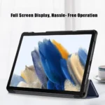 Samsung Galaxy Tab A9 Plus trifold fodral med stativ - Blå - Bild 7