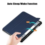 Samsung Galaxy Tab A9 Plus trifold fodral med stativ - Blå - Bild 6