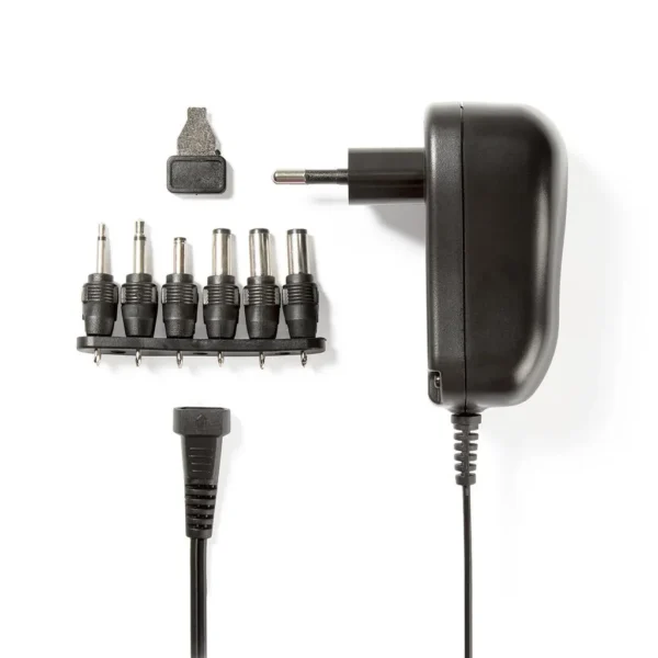 Nedis Universella Nätadapter, 12W - Svart