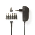 Nedis Universella Nätadapter, 18W - Svart