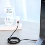 Baseus Cafule USB-C till USB-C, QC 3.0, USB-C PD, 3A 2 m - Röd - Bild 3