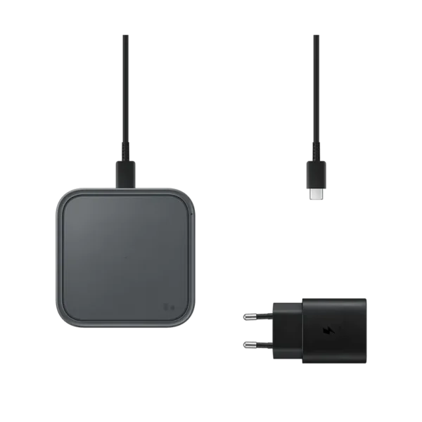 Samsung Wireless laddningsplatta med reseadapter, 15W - Svart