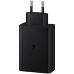 Samsung Trio Snabbladdare, 65W, USB-A, 2x USB-C - Svart - Bild 2