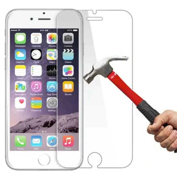 Weilis Skärmskydd i Härdat Glas för iPhone 6 Plus/6S Plus/7 Plus/8 Plus