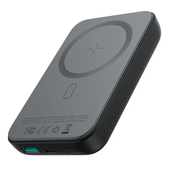 SiGN Magnetisk Trådlös Powerbank för iPhone 10000mAh, USB-C, USB-A – Svart