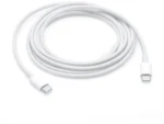 Apple USB-C till USB-C laddningskabel, 2m - Vit