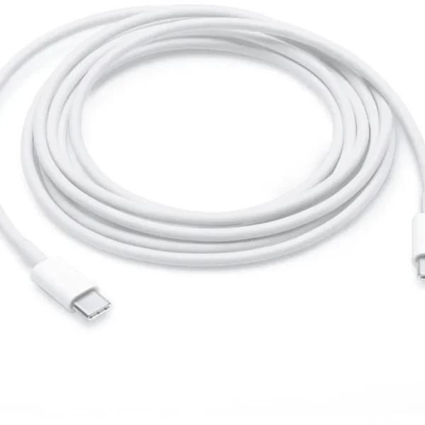 Apple USB-C till USB-C laddningskabel, 2m - Vit