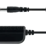 DELTACO Strömadapter, 100-240V AC 50-60Hz till 12V DC, 1A, 1.5m - Svart