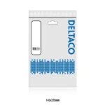 USB 2.0-Kabel USB-C Hane - A-hane 1.00 m Svart Deltaco - Bild 2
