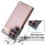 Samsung Galaxy S24 Ultra Korthållare Skal - Roséguld - Bild 4