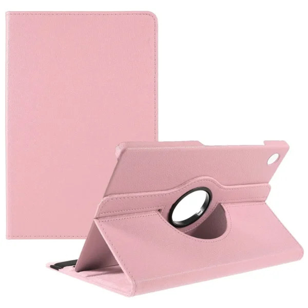Samsung Galaxy Tab A9 Plus Fodral med roterande stativ - Rosa