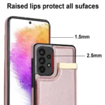 Samsung Galaxy A53 5G Skal med korthållare - Roséguld - Bild 6