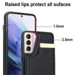 Samsung Galaxy S21 5G Skal med korthållare - Svart - Bild 6