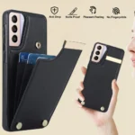 Samsung Galaxy S21 5G Skal med korthållare - Svart - Bild 5