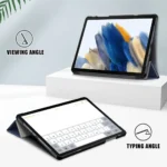 Samsung Galaxy Tab A9 Plus trifold fodral med stativ - Blå - Bild 5